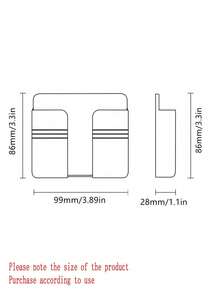 3 件套无需钻孔壁挂式手机支架、遥控器和充电支架