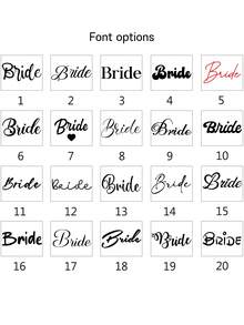 1Pc Custom Bachelorette Party Bridesmaid Fanny Pack Personalized Beach Fanny Pack Gift For Friends Or Family On Birthdays,Mother's Day,Christmas And Thanksgiving,Perfect For Everyday Use,Outdoor Activities,Gym Workouts,Running,Biking,Traveling - Multicolor - View 4