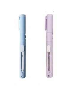 5pcs/3pcs/2pcs/1pc Foldable Dual-Purpose Scissors, Precision Knife, Mini Craft Paper Cutter, Ceramic Pen Cutter For Scrapbooking,Back To School,School Supplies - Purple - View 23