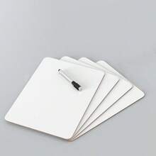 1Pc Writing Board Double-Sided Message Record Small Whiteboard Portable Mini Color Whiteboard Message Board Nonmagnetic Whiteboard Pen Eraser For Household Office, Etc Record Important Information Gift Home Decor Back To School Room Decor School Supplies