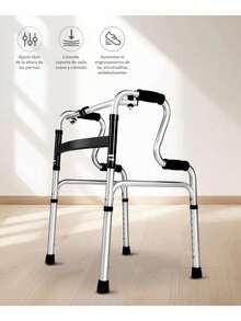 Andadera Ejercitador De Piernas Altura Ajustable Con Ruedas - Multicolor - Ver 4