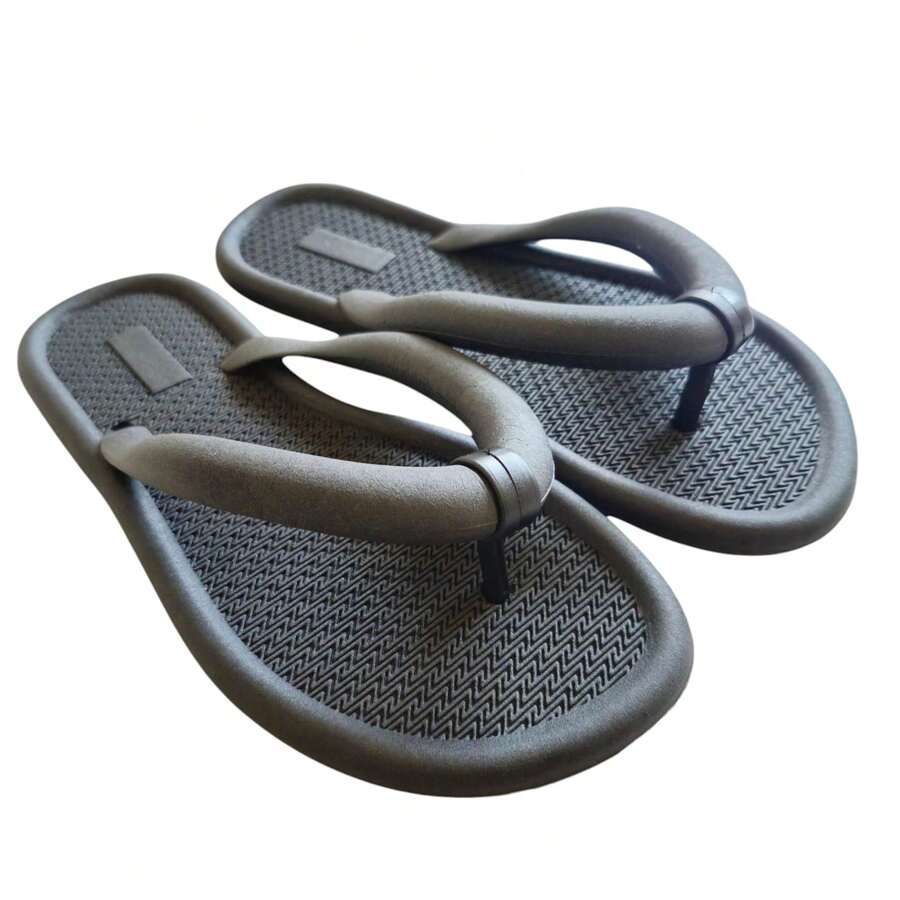 Women's Flip Flop Slippers Comfortable Non-Slip Various Colors - Black - View 1