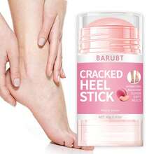 BARUBT 2 件套桃子足霜，适用于足部和足跟龟裂，防止足部龟裂，使双脚光滑柔软，深层滋养足部护理，含角鲨烷