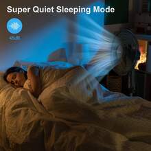 Qunler 16'' Pedestal Oscillating Fan With Remote Control, Stand Up Fan Adjustable Height, 3-Speed, Electric Cooling Fans For Bedroom Home Office Use - Black2 - View 2