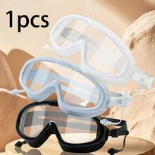 1pc Adult Anti-Fog And Waterproof Swimming Goggles - Multicolor - View 1