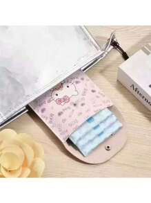 Sanrio Sanrio Hello Kitty Women Tampon Storage Bag Sanitary Pad Pouch Napkin Cosmetic Bags Waterproof Multi-Function Storage Bag Pouch Makeup Bag Travel School Supplies Travel Essentials Make Up Bag Holiday Essentials Makeup Bags Makeup Pouch Makeup Organizer Holiday Winter Leopard Print Sausage Dog Gifts For Women