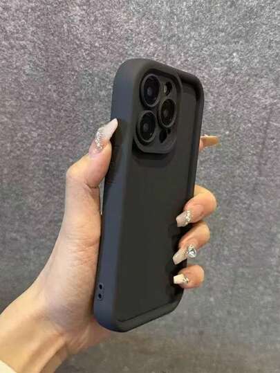 Custodia per telefono minimalista e anti-caduta, compatibile con Apple 17/17 Air/17 Pro/17 Pro Max/16 Pro Max/16/16 Pro/16 Plus/16E/15/15 Plus/15 Pro/15 Pro Max/11/12/13/14 Pro Max/XS/XR/11 Pro/11 Pro Max/12 Pro/12 Pro Max/13 Pro/13 Pro Max/7 Plus/14 Pro/14 Pro Max/14 Plus/7 Plus/8 Plus/8/SE2/13 Mini/12 Mini, morbida