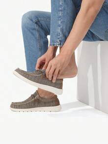 Zapatos de Loafer Casual para Hombre, Zapatos de Vestir, Zapatos de Barco, Confortables, Ligeros, para Caminar, para Trabajo, Suave - Marrón - Ver 5