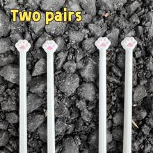 猫爪筷子，Meowgicchopsticks，MeowgicCat Paw Chopsticks，可爱独特印花可重复使用防滑筷子，学校用品