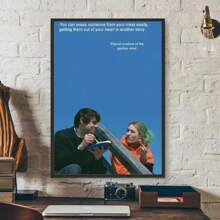 1 pieza Pintura en lienzo del cartel de la película "La eterna luminosidad de una mente sin recuerdos", decoración moderna para la pared del hogar, sala de estar, dormitorio o bar, sin marco