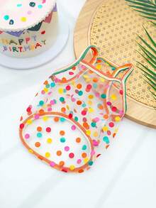 Pet Sun-Protective Camisole, Breathable Thin T-Shirt For Small Dogs And Cats - Blue - View 18