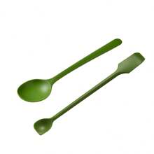 Keidason 2-In-1 Multifunctional Silicone Butter Spatula/Jam Spoon ,Dual-Head Available, Clean Peanut Butter Jar Gadget,Kitchen Gadget For Cream, Cooking & More