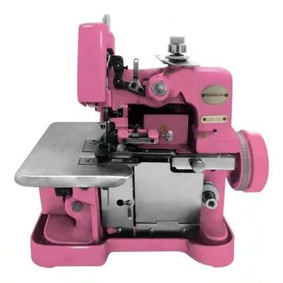 Máquina de Costura Overlock Profissional 150W com Pedal Chaves e 10 Agulhas