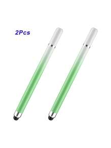 Dual-Spitzen Makronen Farbverlauf Touchscreen Stylus Stift, runde Scheiben Touchscreen Stift für Handy, Tablets, Schreiben, Bearbeiten, Zeichnen, universeller kapazitiver Stylus