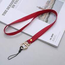 时尚百搭心形可拆卸挂绳，单件，手机挂绳，卡包，可拆卸手机壳挂绳，挂脖