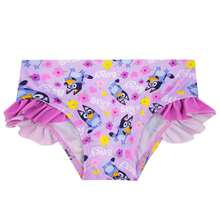 Bluey Swimming Costume | Long Sleeve Girls Swimsuit | Kids Swimming Costume With Frills - Pink - View 9