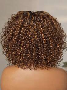 20 Inch 13x4 HD Lace Pre Cut Pre Plucked 2/30 Ombre Brown Colored Deep Wave Lace Front Wig 200% DensityDeep Wave Lace Front Wig 200% DensityHighlight Wear And Go  Wig Water Wave Human Hair Wigs For Women