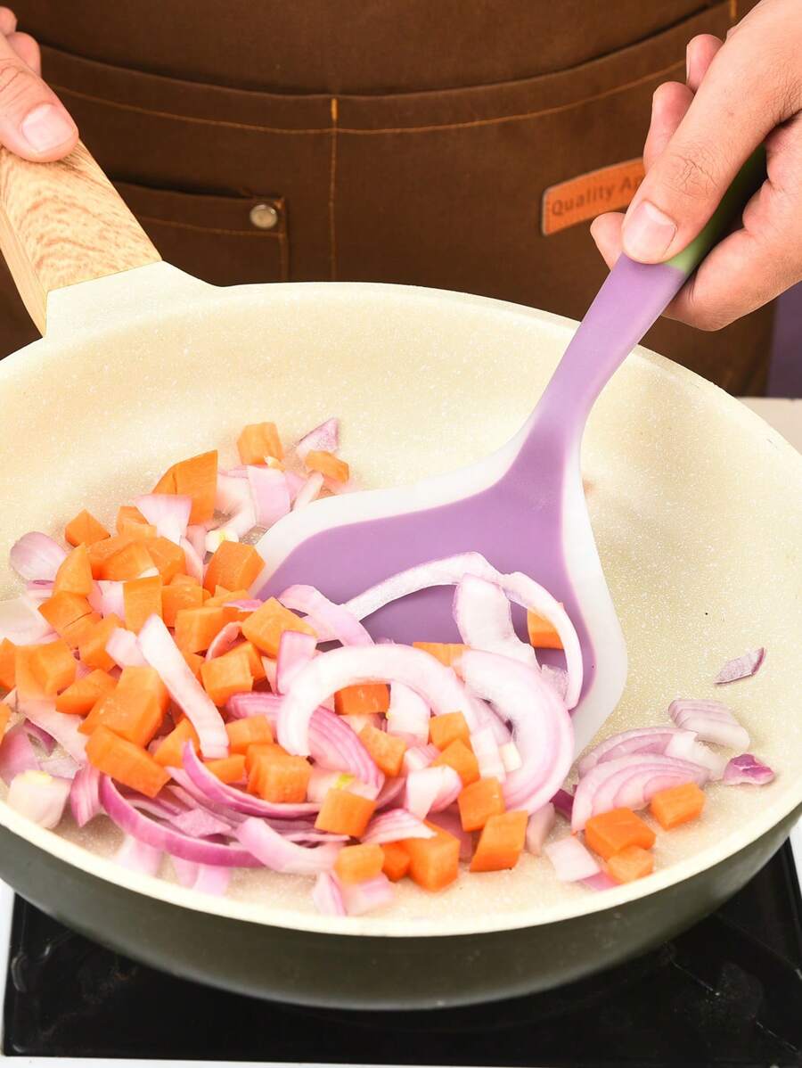 1 Stück Silikon Tamagoyaki Pfannenwender für Antihaftgeschirr, flacher ...