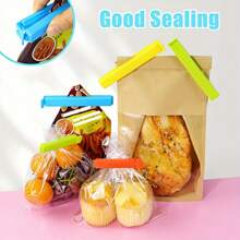 5/10/20pcs Plastic Food Bag Clips, Reusable Moisture And Dust Proof Sealing Clips For Snack Bags, Kitchen Storage Organizers And Accessories
