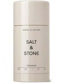 Desodorante natural - Santal | Desodorante natural extra fuerte para mujeres y hombres | Sin aluminio con probióticos, extractos de algas y manteca de karité (74 g)