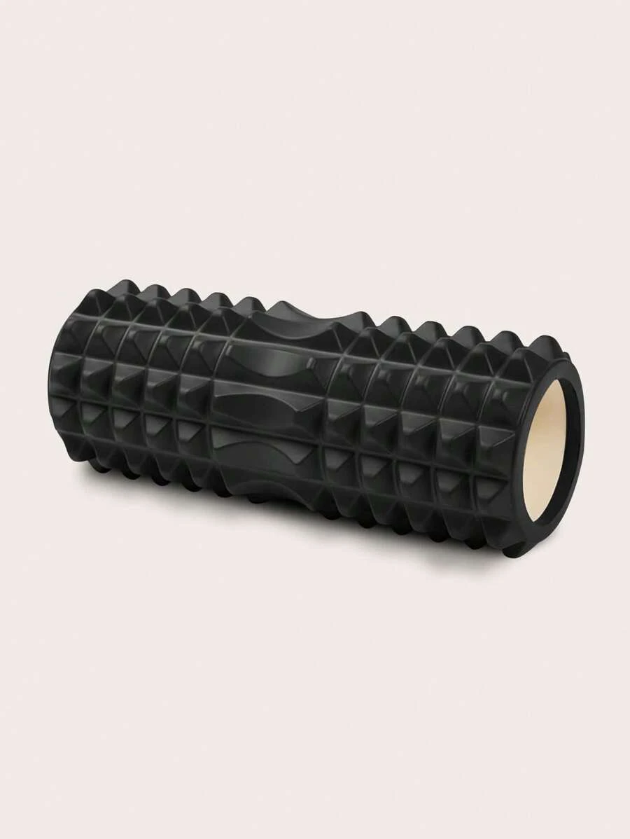 1pc Crescent-Shaped Mini Hollow Yoga Massage Roller