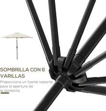 Outdoor Parasol, Stand And Base - 黑色 - 查看 4
