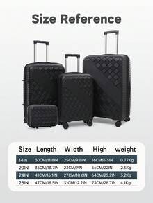 Durable Multi-Function Trolley Suitcase, Large Capacity Business Travel Luggage, Spinner Wheels, Password Lock, Student Trunk Box Graduation - Multicolor - View 9