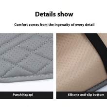 1pc Armrest Box Heightening Pad With Dual Side Storage Pockets / No Pocket Two Styles, PU Leather Automotive Armrest Console Pad, Car Interior Decor Accessories