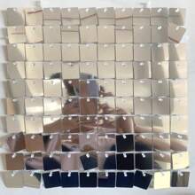 20PCS Shimmer Wall Backdrop Square Sequin Wall Panels Shimmer Backdrop Wall Decor , Birthday, Anniversary, Engagement And Bachelorette Decoration Party