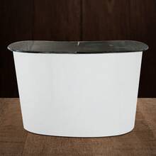 Pop Up Counter, Exhibition Show Stand,Trade Display Pop Up Podium Reception Desk - Black and White - View 9