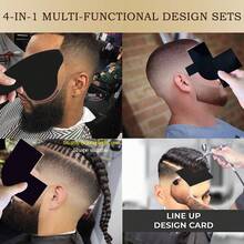 1Pc Hairline Design Card Beard Styling Line Tool Hair Styling Board