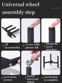 1个可调节宽度多功能花园花盆架，防水防潮，黑色，室内植物架，花盆