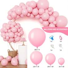 129 Stücke pastellblaue Ballons in verschiedenen Größen 18 12 10 5 Zoll für Girlanden und Bögen, hellblaue Ballons für Geburtstag, Baby-Dusche, Geschlechteroffenbarung, Ostern, Hochzeit, Party-Dekoration, Sommer-Geschenke, Stranddekor, Einschulung, Schul-Bedarf, Raumdekoration