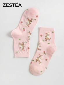 Women Crew Socks - Multicolor - View 5