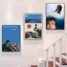 1 pieza Pintura en lienzo del cartel de la película "La eterna luminosidad de una mente sin recuerdos", decoración moderna para la pared del hogar, sala de estar, dormitorio o bar, sin marco