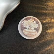 Creative Magnetic Phone Stand With Mirror, Magsafe Strong Attachment Magnetic Circle Air Cushion Back Sticker Compatible With IPhone, Android Phone, Gift For Birthday, Family, Friends Push-Pull Phone Grip, Phone Holder, Phone Accessories - Multicolor - View 13