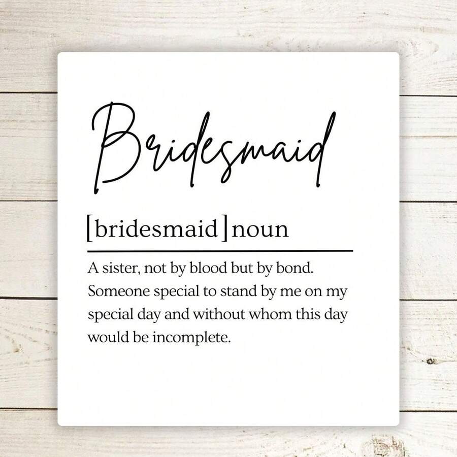 1/3/5 件，伴娘蜡烛标签贴纸，伴娘求婚礼物，新娘礼物，礼盒标签，伴娘标签，伴娘，笔记本电脑，水瓶，笔记本，书呆子贴纸 - 彩色 - 查看 1