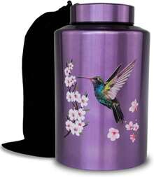Up To 220 Lbs Large Cremation Urns For Adult Male Female Ashes, Decorative Urn For Human Ashes With Velvet Bag