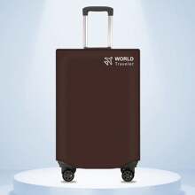 Suitcase Dust Cover, Travel Suitcase Cover, Trolley Box Protective Cover, Solid Color Elastic Suitcase Cover, Travel Accessories, Luggage, Travel Organizer, Suitcase Protective Cover, Back To School, Travel, School, Business, Outdoor, Waterproof, Unisex, Travel Luggage Non-Woven Cover Bag For School School Accessories School Stuff
