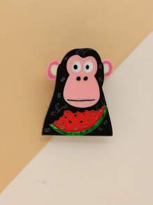 1 Piece Exquisite 3D Fashion Handmade Acrylic Board Rooster & Money-Loving Gorilla Shape Brooch, Handcraft, Birthday Gift, Holiday Gift, Collection