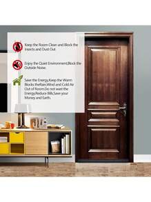 Türfalldämpfer, Türschwellenleisten für den Innen- und Außenbereich, schallgedämmte Türschwelle, Schlafzimmerdekoration