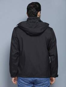 Autumn And Winter Solid Color Coat Warm And Fashionable - Negro - Ver 3