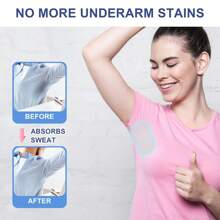 2 Packs (1 Pack Contains 10 Sheets) Ultra-Thin Invisible Underarm Sweat Pads, Effective Breathable Invisible Sweat-Absorbing Pads, Strong Absorbency, Lightweight Sweat-Absorbing, Comfortable And Odorless Comfortable, Suitable For All Skin Types, Essential Summer Tool For Ladies, Underarm Sweat Pads (Random Color) Summer Cooling, Beach, Travel