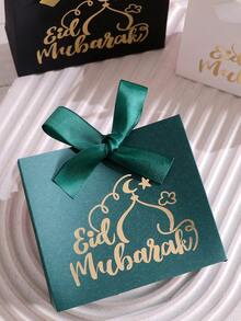 5 hộp quà nhỏ Eid Mubarak thanh lịch, hộp quà màu đen thanh lịch với họa tiết vàng đẹp mắt và ruy băng thời trang, hoàn hảo cho đồ ngọt, sô cô la và quà tặng nhỏ. hoàn hảo cho lễ kỷ niệm lễ hội, những dịp lễ hội và những bất ngờ tuyệt vời. bao bì thanh lịch cho những khoảnh khắc khó quên - Nhiều màu - Xem 5