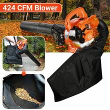 Professional Gasoline Leaf Blower And 2-In-1 Garden Vacuum With 700 Watts Of Power (Powerful And Reliable Two-Stroke Engine With 26 Cc Displacement, Gasoline Blower Convertible To A Garden Vacuum And Leaf Shredder), With Collection Bag And Pipes For Easy Handling - màu đen - Xem 3