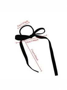 2pcs Velvet Chic Hair Ties - Soft, Elastic, Adjustable, And Stylish Fabric Hair Elastics For Women - Perfect For Daily Wear, Parties, And Special Occasions, Suitable For Ages