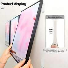 10/30/50/80 piezas de tiras para colgar cuadros de gran resistencia - Ganchos adhesivos sin perforar para paredes de yeso, ideales para fotos y decoración navideña, kit de montaje en pared de fácil instalación, marcos desmontables de poliamida de doble cara, sujetadores impermeables y sin clavos para decoración del hogar