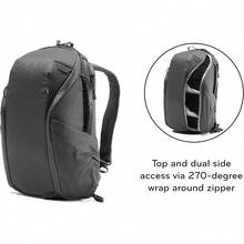 Everyday Backpack 15L Zip Black - as pic - View 3