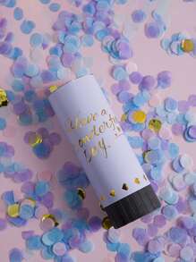 2pcs Mini Handheld Confetti Exploder, Suitable For Weddings, Birthdays And Special Occasions - Ideal Choice For Christmas, Halloween, New Year Celebrations