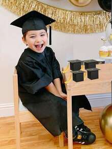 10 piezas Cajas de regalo con forma de birrete de graduación, caja con birrete de graduación DIY para regalo de graduación de bebé, decoración y recuerdos de fiesta de graduación, para ceremonia de graduación, temporada de graduación, vuelta al colegio, decoración de graduación, cumpleaños, celebración de festividades, regalos de graduación - Multicolor - Ver 2